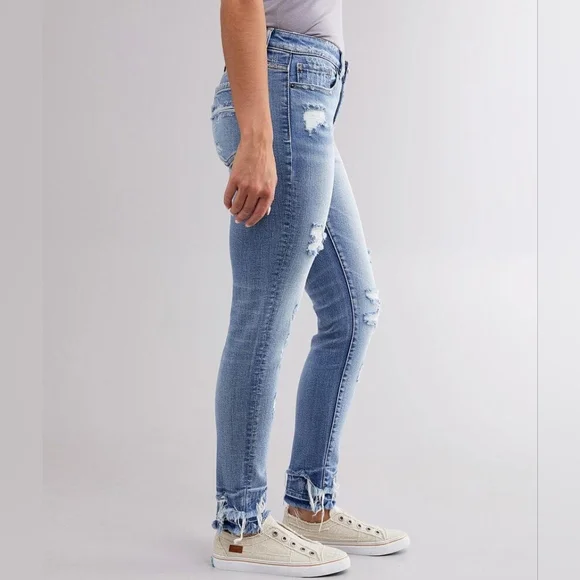 BKE Stella Mid-Rise Ankle Skinny Stretch Jean Size 23 - Picture 3 of 16